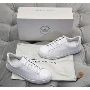 Peter Millar Vantage Lite Sneakers White Womens Golf Casual Shoes New In Box 7